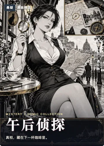 午后侦探中文漫画封面